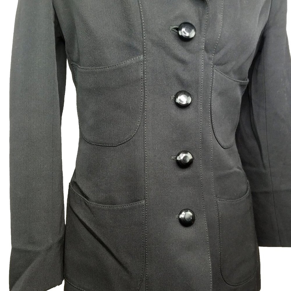 Vintage 90s Emanuel Ungaro Button Front Jacket 6 - Picture 7 of 12